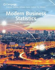 Modern Business Statistics with Microsoft (R) Excel (R) 7th edition hind ja info | Majandusalased raamatud | kaup24.ee