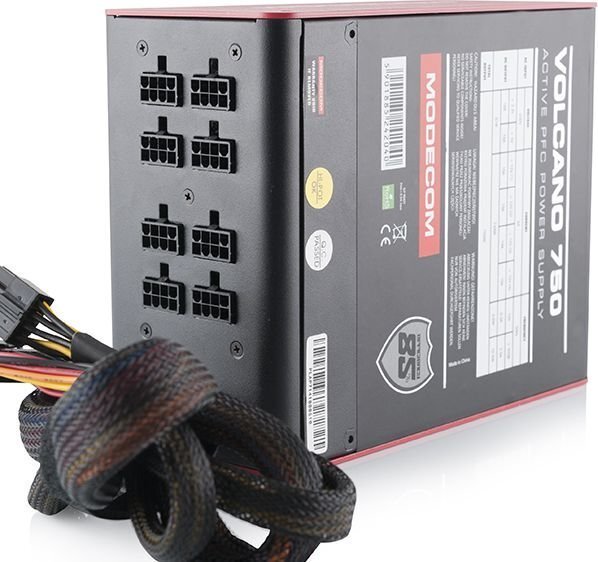 MODECOM Volcano 750W (ZAS-MC85-SM-750-ATX-VOLCANO) цена и информация | Toiteplokid (PSU) | kaup24.ee