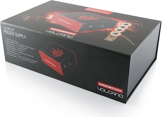 MODECOM Volcano 750W (ZAS-MC85-SM-750-ATX-VOLCANO) цена и информация | Toiteplokid (PSU) | kaup24.ee