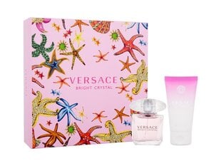 Набор Versace Bright Crystal: туалетная вода, 30 мл + лосьон для тела, 50 мл цена и информация | Женские духи | kaup24.ee