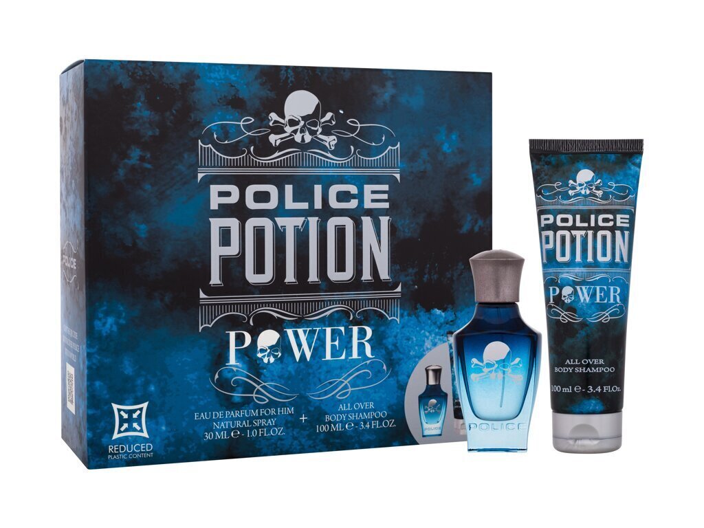 Komplekt Police Potion Power: parfüümvesi, 30 ml + dušigeel, 100 ml цена и информация | Meeste parfüümid | kaup24.ee