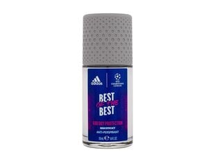 Adidas Uefa Best of the Best Шариковый дезодорант, 50 мл цена и информация | Дезодоранты | kaup24.ee