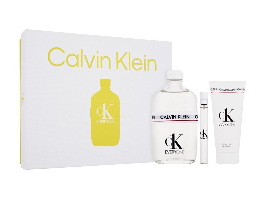 Komplekt Calvin Klein Everyone: tualettvesi, 200 ml + dušigeel, 100 ml + tualettvesi, 10 ml hind ja info | Naiste parfüümid | kaup24.ee