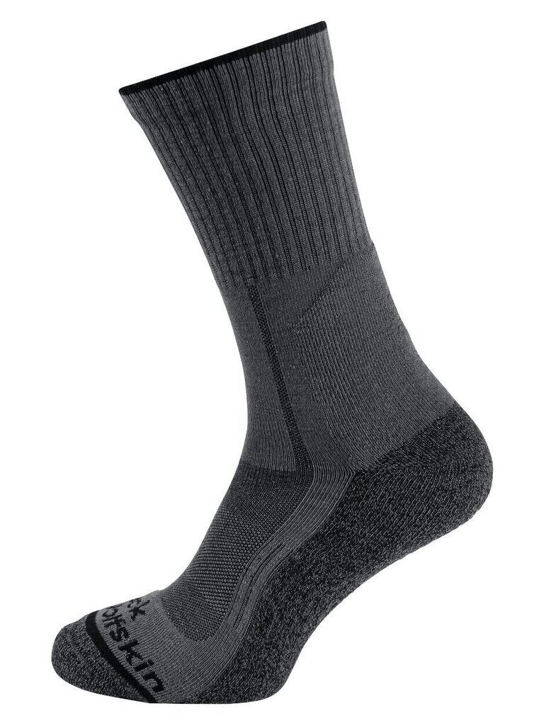 Naiste matkasokid JACK WOLFSKIN Hike Func Sock Cl C Dark Grey 223012753 цена и информация | Naiste sokid | kaup24.ee