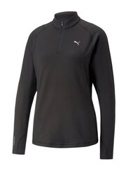 Элегантная и функциональная футболка с длинными рукавами PUMA Run Cloudspun 1/2 Zip Black 234237292 цена и информация | Спортивная одежда женская | kaup24.ee