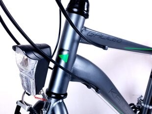 Meeste jalgratas Kands Galileo, 182-200 cm pikk, 28" alumiiniumveljed, Shimano, Grafiit цена и информация | Велосипеды | kaup24.ee