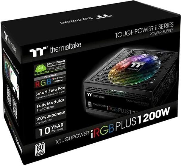 Thermaltake Toughpower iRGB Plus 1200W Platinum цена и информация | Toiteplokid (PSU) | kaup24.ee