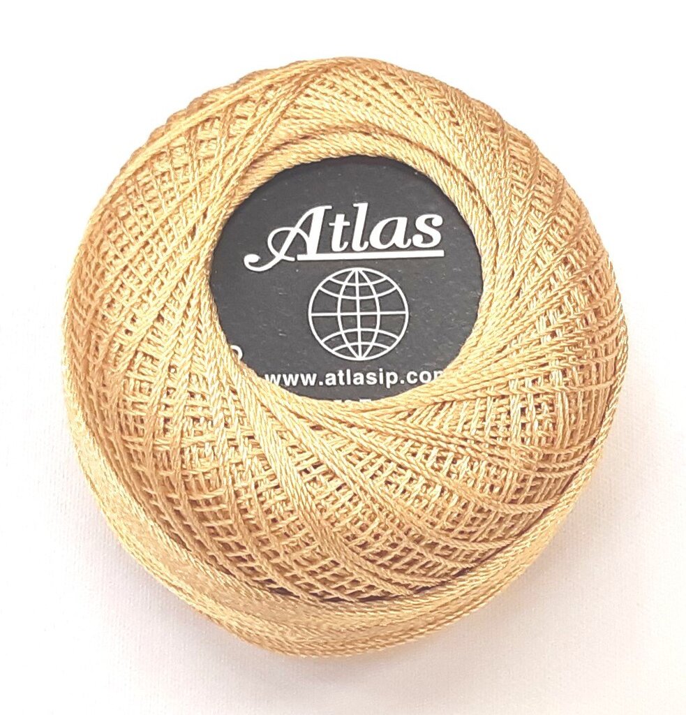 Heegelniit Atlas, värvus pruun 0046A hind ja info | Kudumistarvikud | kaup24.ee
