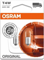 Autopirn Osram OS3930-02B 4W Kaubik 24 V BA9S цена и информация | Автомобильные лампочки | kaup24.ee