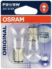 Autopirn Osram OS7537-02B Kaubik 24 V P21/5W цена и информация | Автомобильные лампочки | kaup24.ee