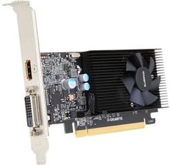 Gigabyte GeForce GT1030 Low Profile D4 2GB GDDR4 64bit DVI+2xHDMI (GV-N1030D4-2GL) цена и информация | Видеокарты | kaup24.ee