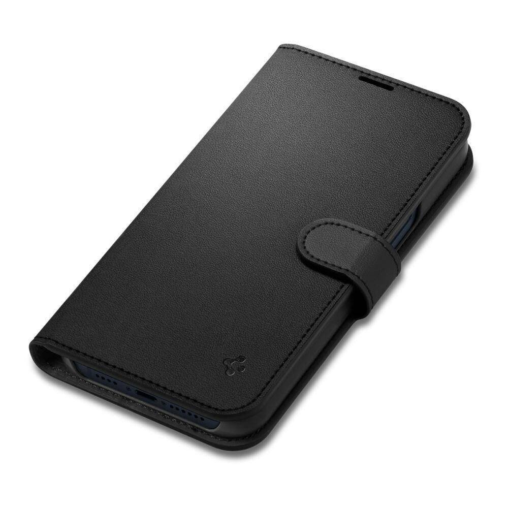 Spigen Black Wallet S, must hind ja info | Telefoni kaaned, ümbrised | kaup24.ee