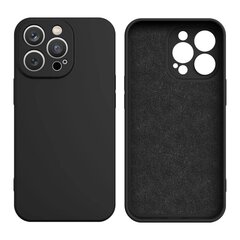 Silicone case for Samsung Galaxy A14 5G / Galaxy A14 silicone cover black hind ja info | Telefoni kaaned, ümbrised | kaup24.ee