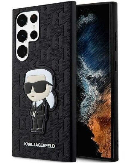 Karl Lagerfeld Saffiano Monogram Ikonik, must hind ja info | Telefoni kaaned, ümbrised | kaup24.ee