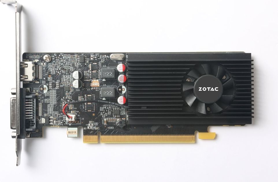 Zotac GeForce GT 1030 LP 2GB GDDR5 (64 bit), DVI-D, HDMI, BOX (ZT-P10300A-10L) цена и информация | Videokaardid (GPU) | kaup24.ee