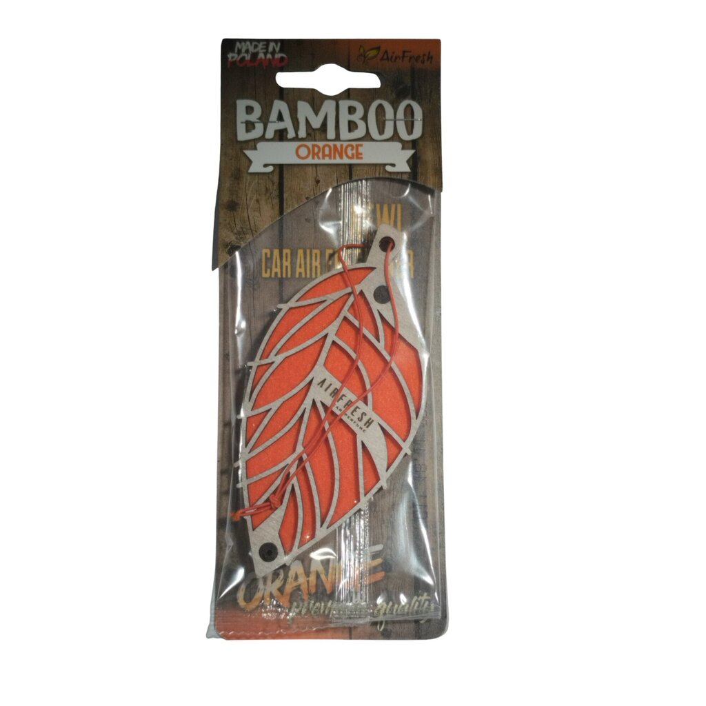 Õhuvärskendajat Airfresh Bamboo Orange hind ja info | Autolõhnastajad | kaup24.ee