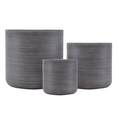 Керамический горшок NAPATA 42 x 41(B) см, серый цена и информация | Вазоны | kaup24.ee