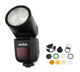 Godox Speedlite V1 Nikon + Accessories Kit цена и информация | Аксессуары для фотоаппаратов | kaup24.ee