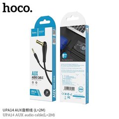 Hoco аудио кабель AUX Jack 3,5mm UPA14 2 метров, черный цена и информация | Кабели для телефонов | kaup24.ee