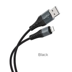 Hoco кабель для зарядки/кабель для передачи данных для iPhone Lightning 8-pin X38 1 метр черный цена и информация | Кабели для телефонов | kaup24.ee
