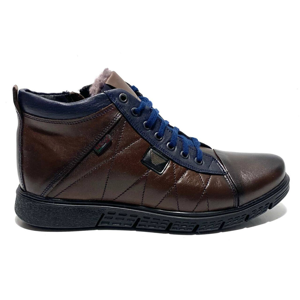 LEMAR nahast poolsaapad 221812 hind ja info | Meeste kingad, saapad | kaup24.ee