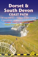 Dorset and South Devon Coast Path - guide and maps to 48 towns and villages with large-scale walking maps (1:20 000): Plymouth to Poole Harbour - Planning, places to stay and places to eat 3rd New edition hind ja info | Tervislik eluviis ja toitumine | kaup24.ee