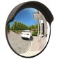 vidaXL õue liikluspeegel kumer, must, Ø45 cm, polükarbonaat hind ja info | Lisaseadmed | kaup24.ee