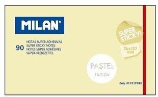 Märkmik Milan Pastel Kollane Isekleepuvad (76 x 127 mm) hind ja info | Kirjatarbed | kaup24.ee