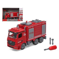 Tuletõrjeauto tuleda ja signaaliga Diy Assembly (37 x 25 cm) hind ja info | Poiste mänguasjad | kaup24.ee
