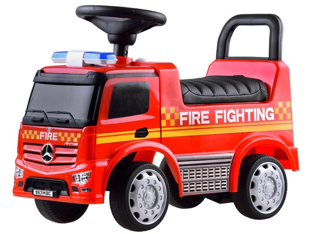 Pealeistutav auto Mercedes Fire Fighting, punane hind ja info | Imikute mänguasjad | kaup24.ee