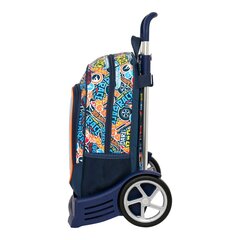 Школьный рюкзак с колесиками Hot Wheels Challenge, тёмно-синий цена и информация | Школьные рюкзаки, спортивные сумки | kaup24.ee