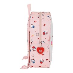 Kooliseljakott Hello Kitty Happiness girl Roosa Valge (22 x 27 x 10 cm) цена и информация | Школьные рюкзаки, спортивные сумки | kaup24.ee