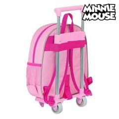 Ratastega 3D-kooliseljakott Minnie Mouse Roosa hind ja info | Koolikotid, sussikotid | kaup24.ee