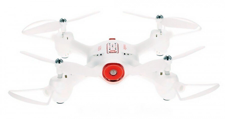 Syma X23 droon (2,4 GHz, güroskoop, automaatne käivitamine, ulatus kuni 25 m, 21 cm), valge цена и информация | Poiste mänguasjad | kaup24.ee