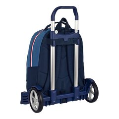 Школьный рюкзак с колесиками BlackFit8 Stamp, синий цена и информация | Школьные рюкзаки, спортивные сумки | kaup24.ee