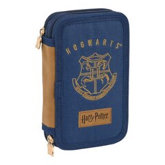 Kahekordne Pliiatsikarp Harry Potter Magical Pruun Meresinine (12.5 x 19.5 x 4 cm) (28 pcs) hind ja info | Pinalid | kaup24.ee