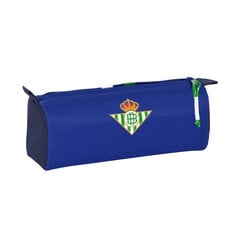 Школьный пенал Real Betis Balompié, синий / тёмно-синий (21 x 8 x 7 см) цена и информация | Смягчает воду и защищает Вашу посудомоечную машину от извести. | kaup24.ee