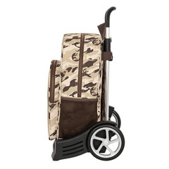 Школьный рюкзак с колесиками Jurassic World Dominion, коричневый, 33 x 42 x 14 см цена и информация | Школьные рюкзаки, спортивные сумки | kaup24.ee