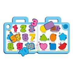 Õppemäng Reig Kotid Numbrid 18 Tükid, osad Tähestik hind ja info | Arendavad mänguasjad | kaup24.ee