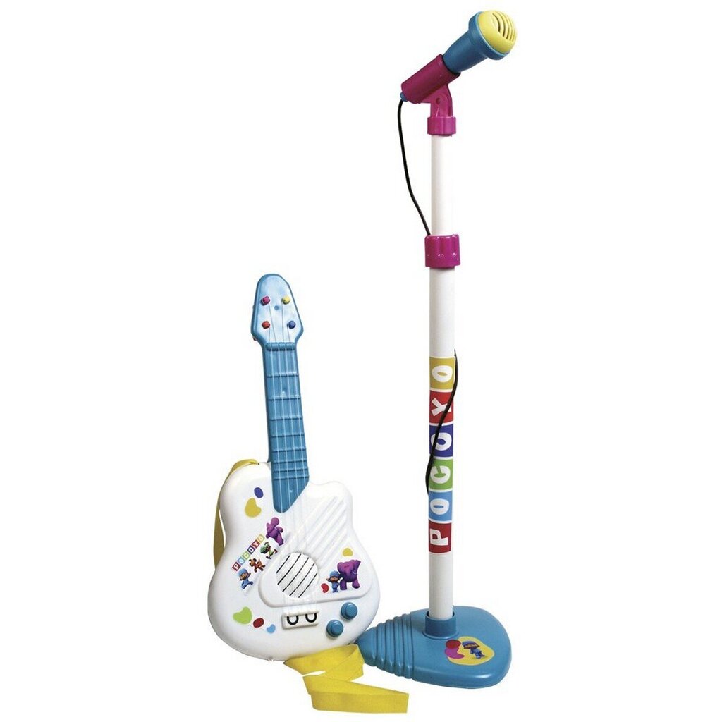 Muusikaline mänguasi Pocoyo Mikrofon Beebikitarr hind ja info | Arendavad mänguasjad | kaup24.ee