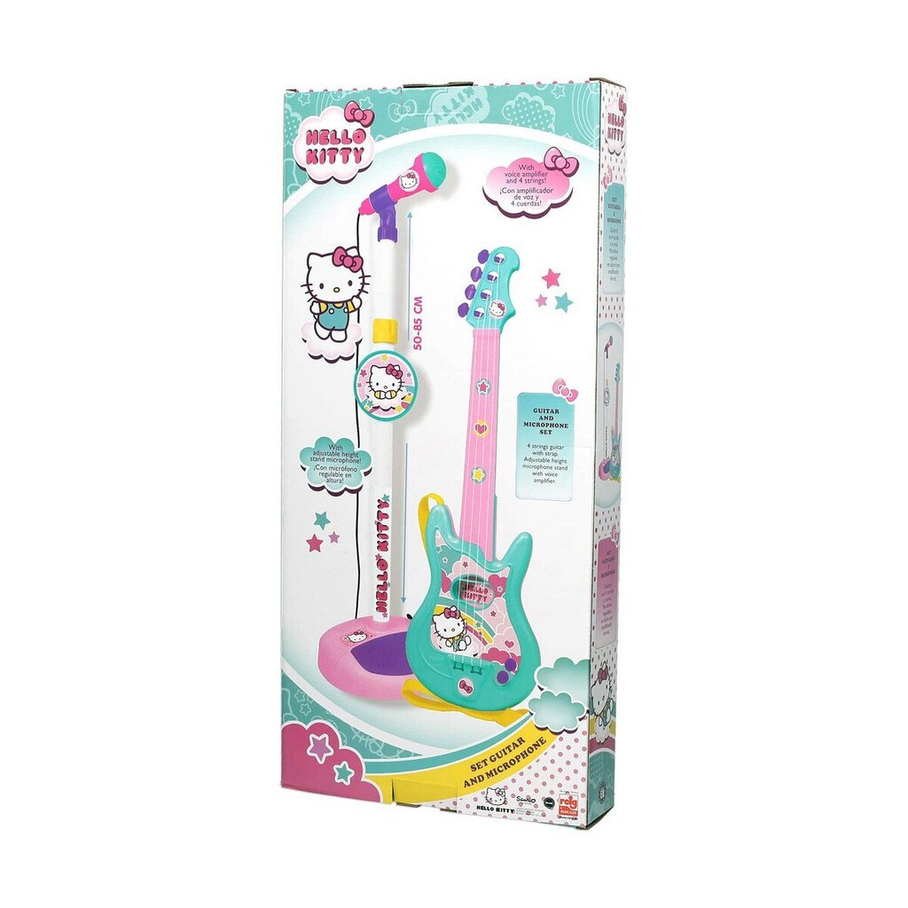 Beebikitarr Reig Hello Kitty Mikrofon цена и информация | Arendavad mänguasjad | kaup24.ee