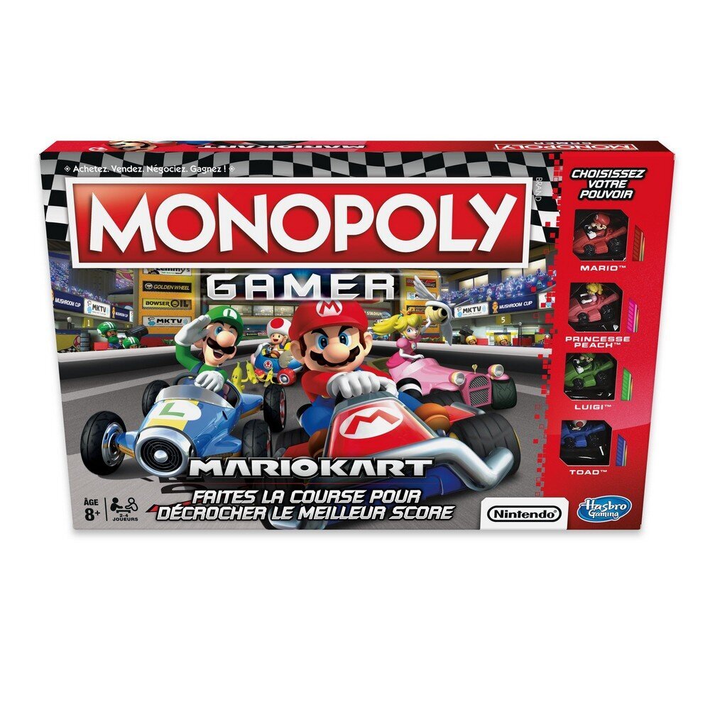 Lauamäng Monopoly Gamer Mario Kart FR цена и информация | Lauamängud ja mõistatused | kaup24.ee