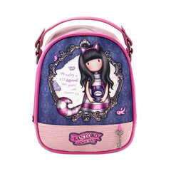 Seljakott Gorjuss Cheshire cat Roosa Mini Lilla (18,8 x 22 x 10,2 cm) hind ja info | Spordikotid, seljakotid | kaup24.ee