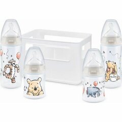 Lutipudelite komplekt Nuk Winnie 2 x 150 ml 2 x 300 ml 4 Ühikut hind ja info | Lutipudelid ja aksessuaarid | kaup24.ee