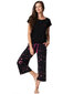 Naiste pidžaama Key, must hind ja info | Öösärgid, pidžaamad | kaup24.ee