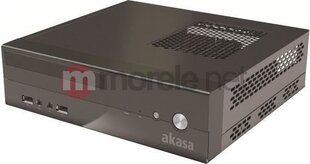 Akasa AK-ITX03BK08-EU (80W) (AK-ITX03BK08-EU) hind ja info | Arvutikorpused | kaup24.ee