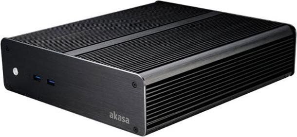 Akasa Euler M mini-ITX + toide 80W must (A-ITX19-M1B08E) hind ja info | Arvutikorpused | kaup24.ee