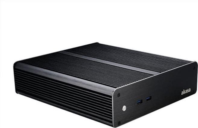 Akasa Euler M mini-ITX + toide 80W must (A-ITX19-M1B08E) hind ja info | Arvutikorpused | kaup24.ee