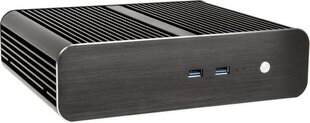 Akasa Euler S Fanless Thin Mini-ITX 2xUSB 3.0 (A-ITX10-M1B) hind ja info | Arvutikorpused | kaup24.ee