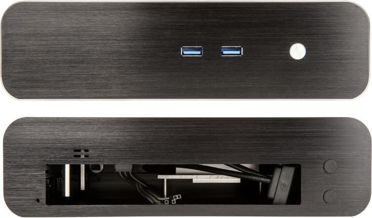 Akasa Euler S Fanless Thin Mini-ITX 2xUSB 3.0 (A-ITX10-M1B) hind ja info | Arvutikorpused | kaup24.ee